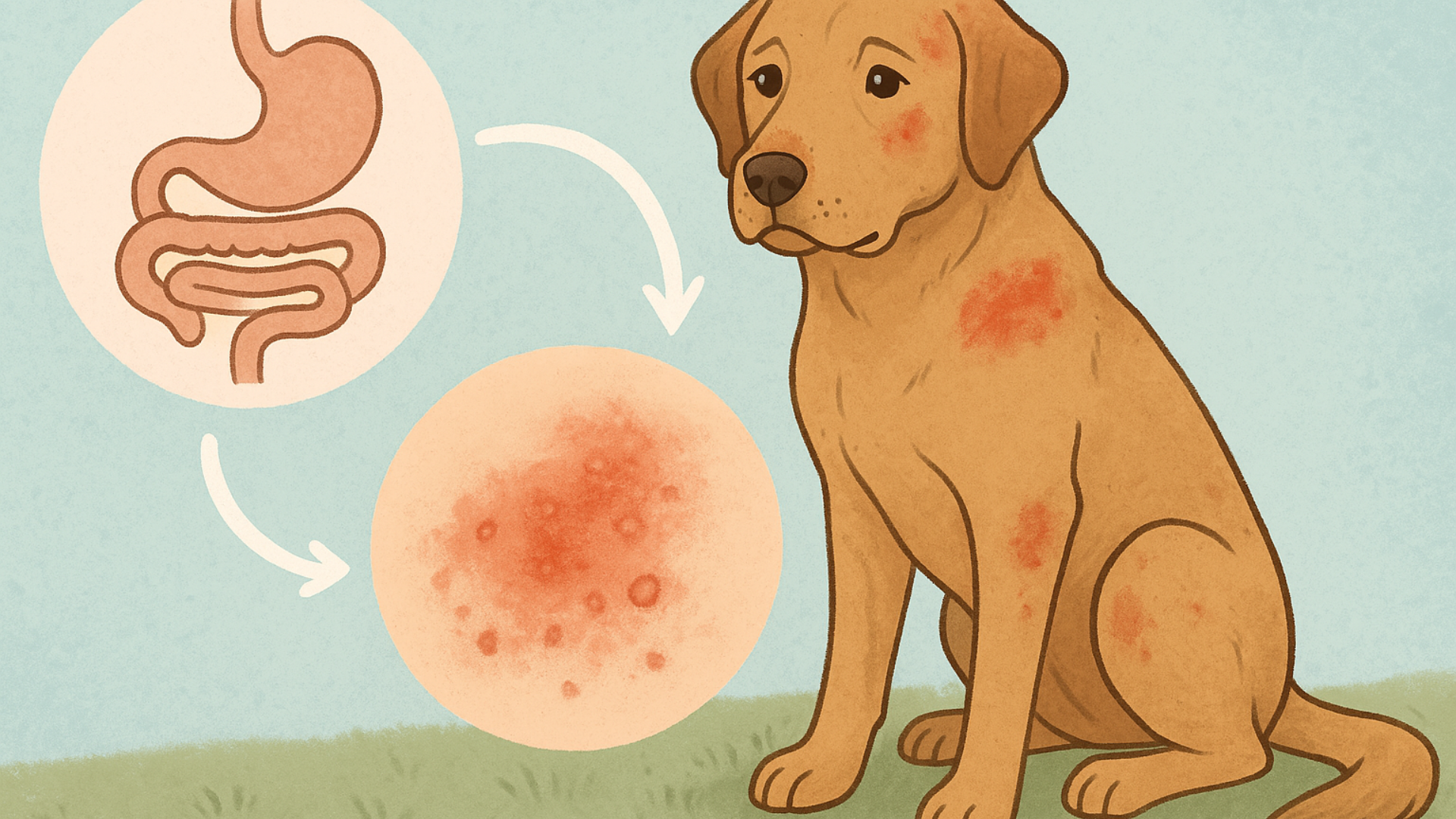 The Link Between Gut Health and Skin Conditions in Dogs