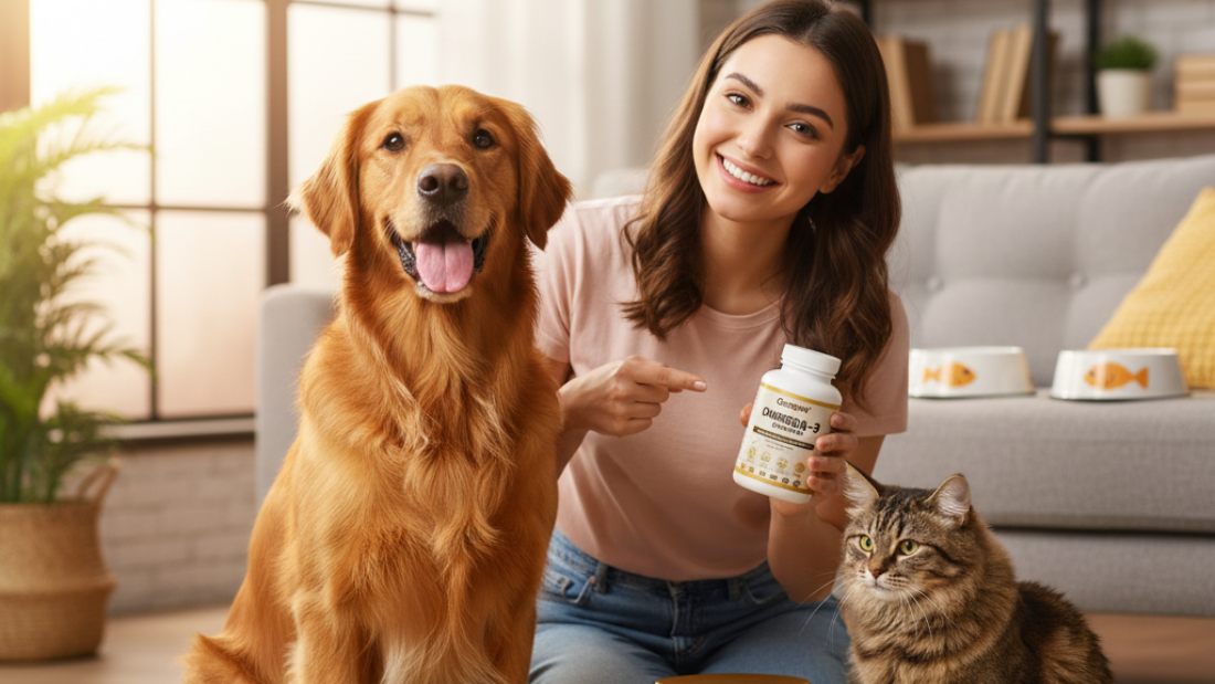 Pets Need Omega-3 Supplements for Shiny Coats and Strong Hearts